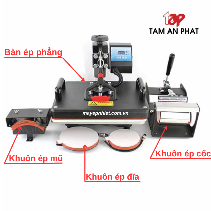 Máy ép nhiệt đa năng chất lượng Tâm An Phát