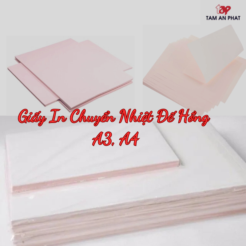 Giấy in chuyển nhiệt đế hồng chất lượng chính hãng