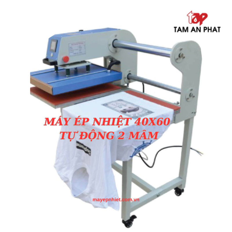 Máy ép nhiệt 40x60 khí nén tự động chất lượng chính hãng
