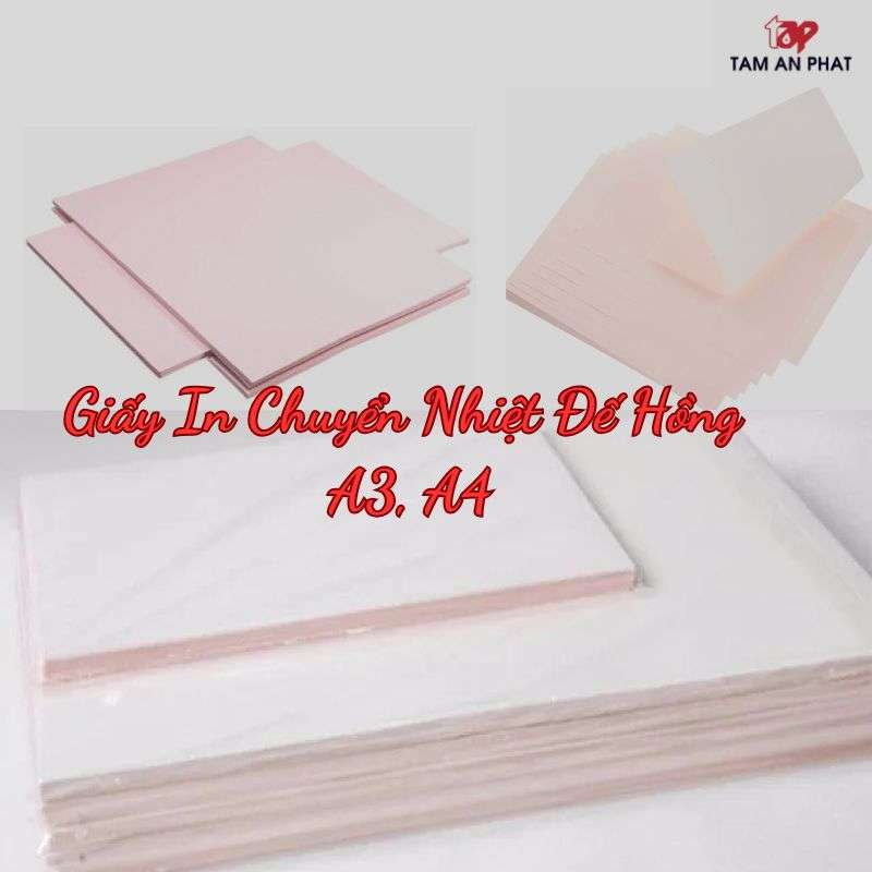 Giấy in chuyển nhiệt đế hồng