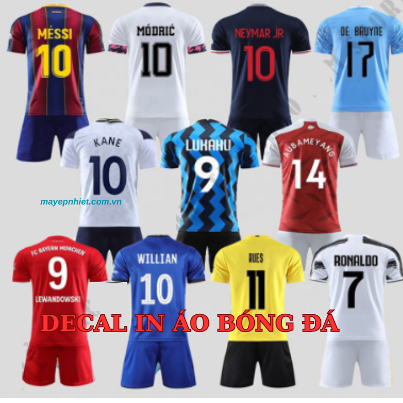 Deal chuyển nhiệt in áo thể thao bóng đá