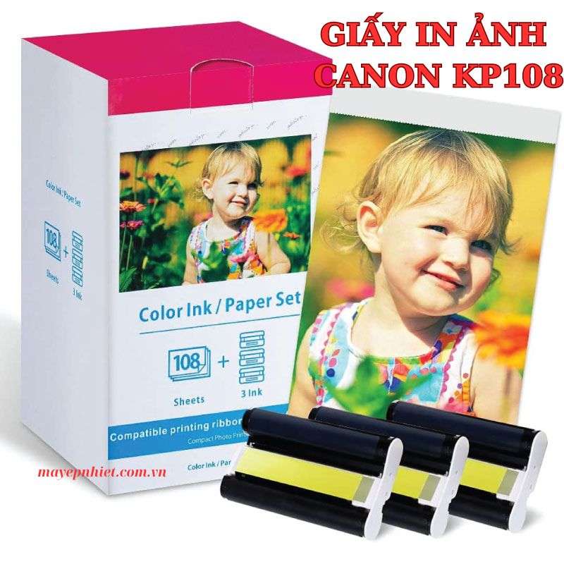 Giấy in ảnh Canon KP108 - Giấy in ảnh chuyên nghiệp - giấy in ảnh không phai