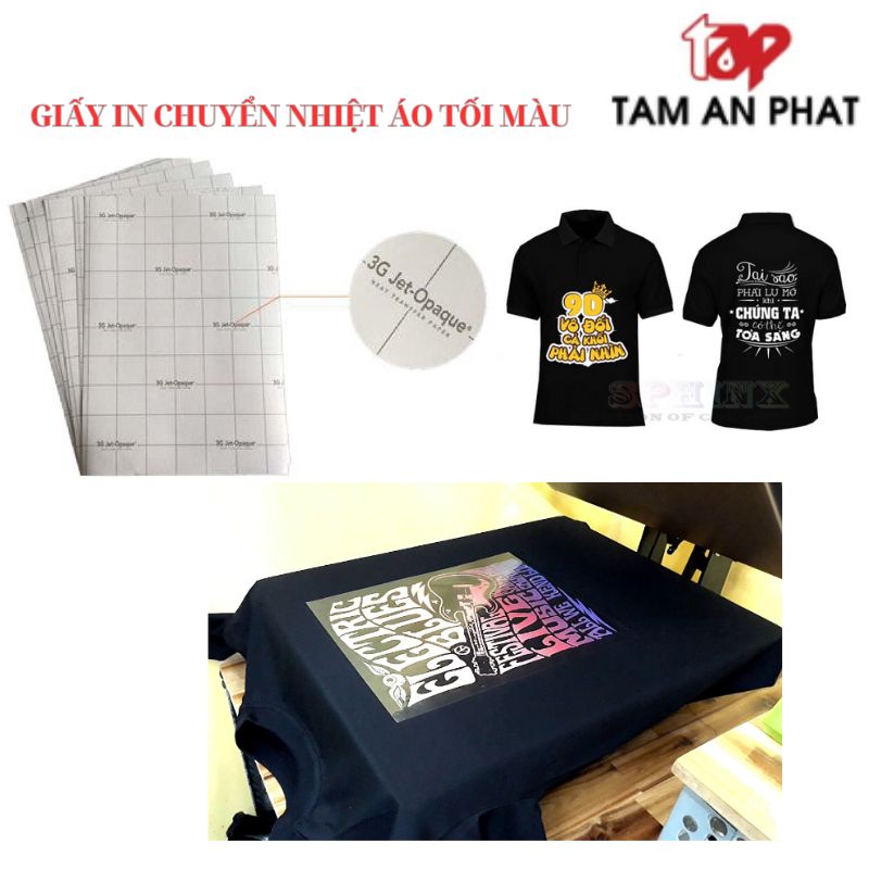 giấy in chuyển nhiệt lên vải - các loại giấy in chuyển nhiệt tốt