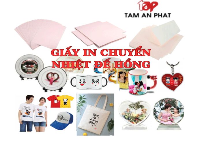 Giấy in chuyển nhiệt đế hồng A3, A4 - lựa chọn tối ưu cho in chuyển nhiệt
