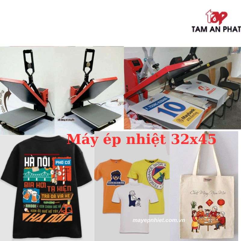 Máy ép nhiệt 32x45 - máy ép nhiệt áo thun đỉnh cao