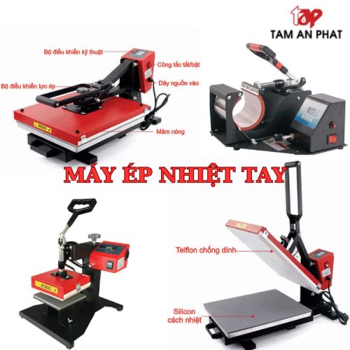 nên mua máy ép nhiệt tự động hay máy ép nhiệt cầm tay