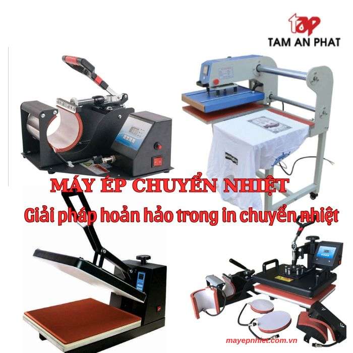 Máy ép nhiệt - máy ép chuyển nhiệt đủ kích thước chính hãng 