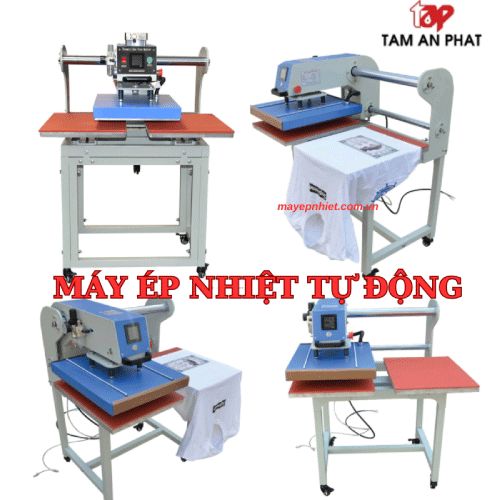 Máy ép nhiệt tự động 2 mâm
