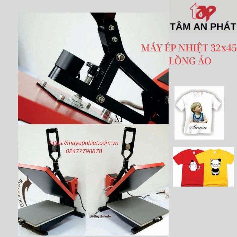 Máy ép nhiệt khổ A3 32x45 - giải pháp in ấn hiệu quả