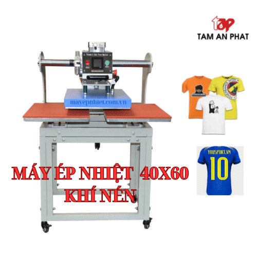 Máy ép nhiệt 40x60 khí nén tự động chất lượng chính hãng
