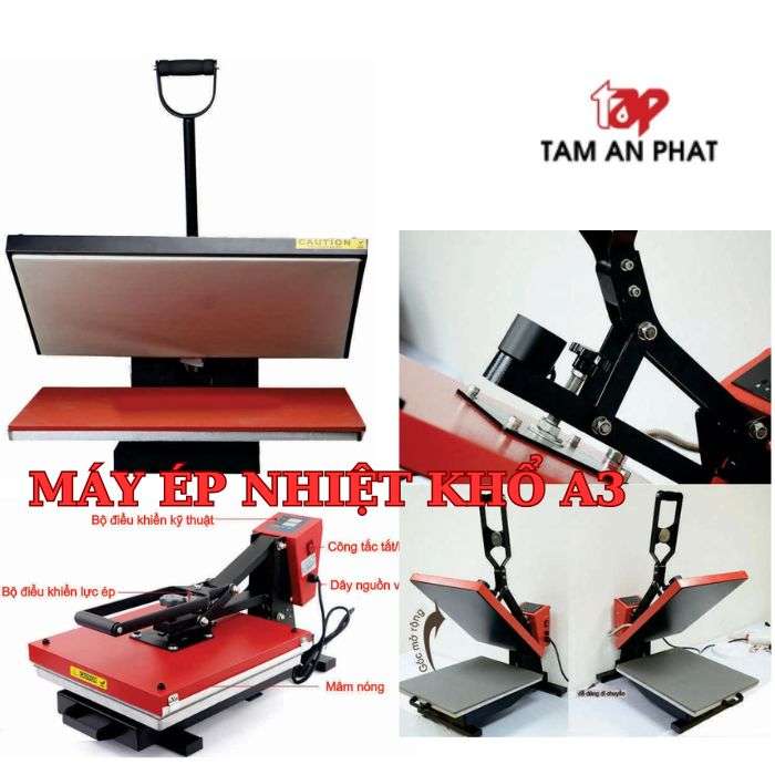 Máy ép nhiệt khổ A3 - bí quyết tạo ra những thiết kế thời trang độc đáo