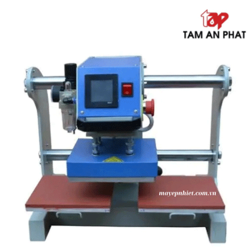 Máy ép nhiệt logo tự động 15x15