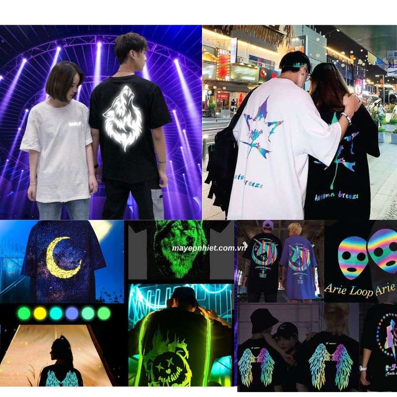 Decal in chuyển nhiệt lên áo hiệu ứng nổi bật độc đáo