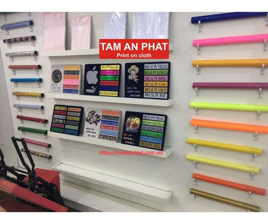 Decal chuyển nhiệt chính hãng giá rẻ tại Tâm An Phát