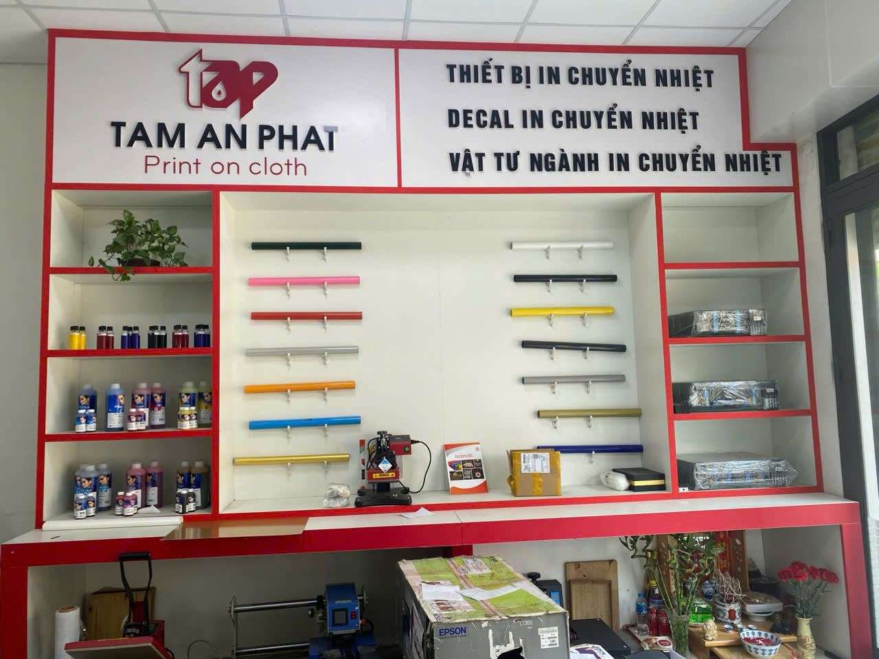 Tâm An Phát - đơn vị cung cấp decal chuyển nhiệt uy tín chất lượng
