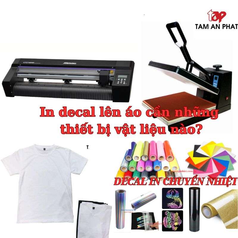 Hướng dẫn in decal chuyển nhiêt lên áo