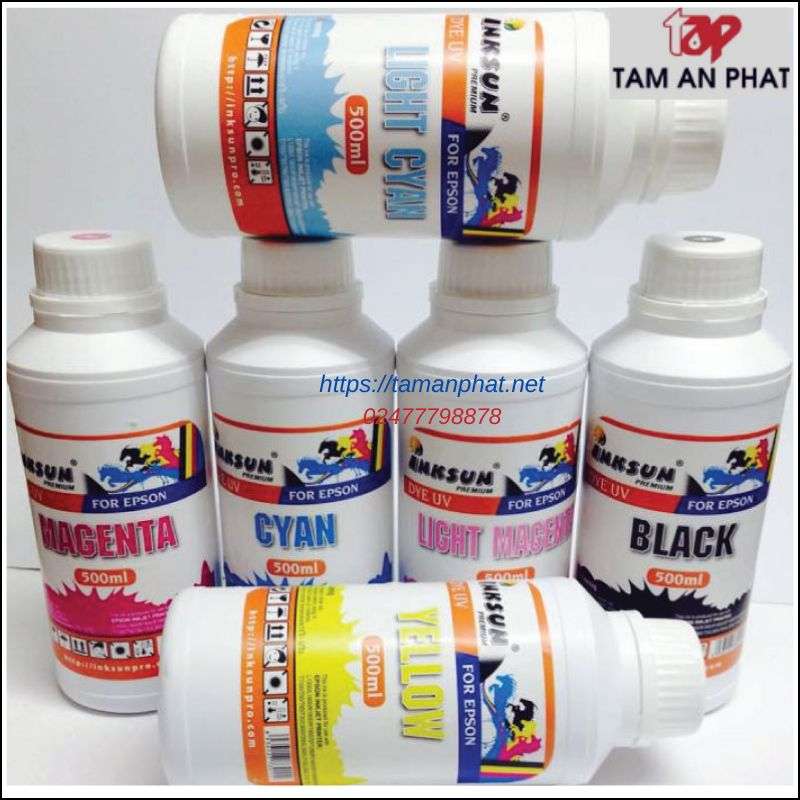 mực in ảnh Canon UV Inksun 500ml