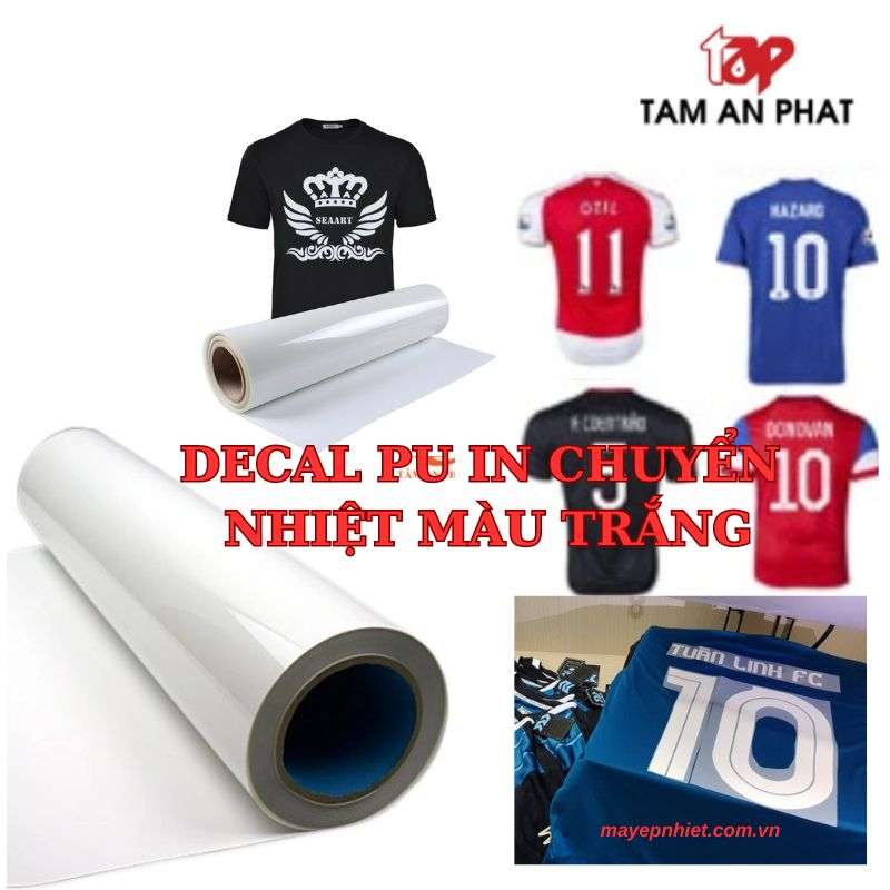 Decal PU in chuyển nhiệt  - Hướng dẫn in decal PU chuyển nhiệt lên áo