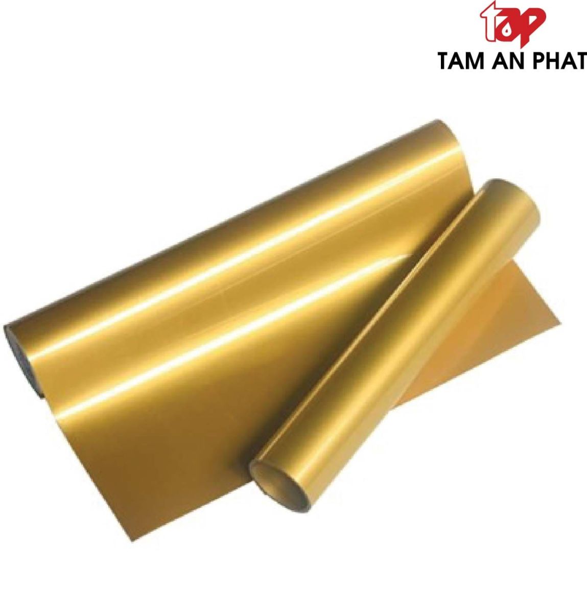 Decal kim loại vàng Gold