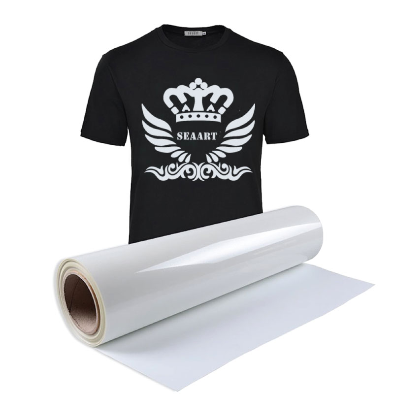 Decal chuyển nhiệt PVC màu trắng 