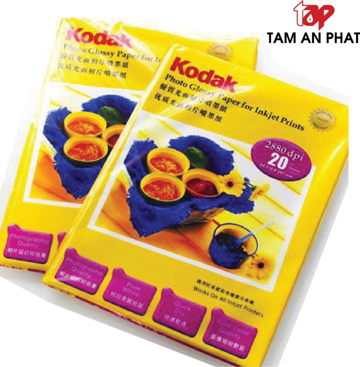 Giấy in ảnh Kodak chống nước A5