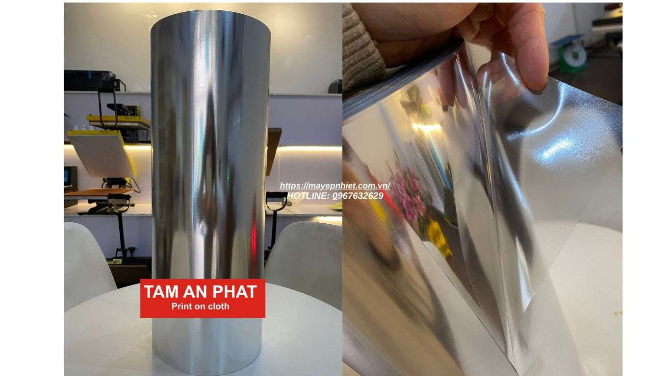 Decal tráng gương màu bạc