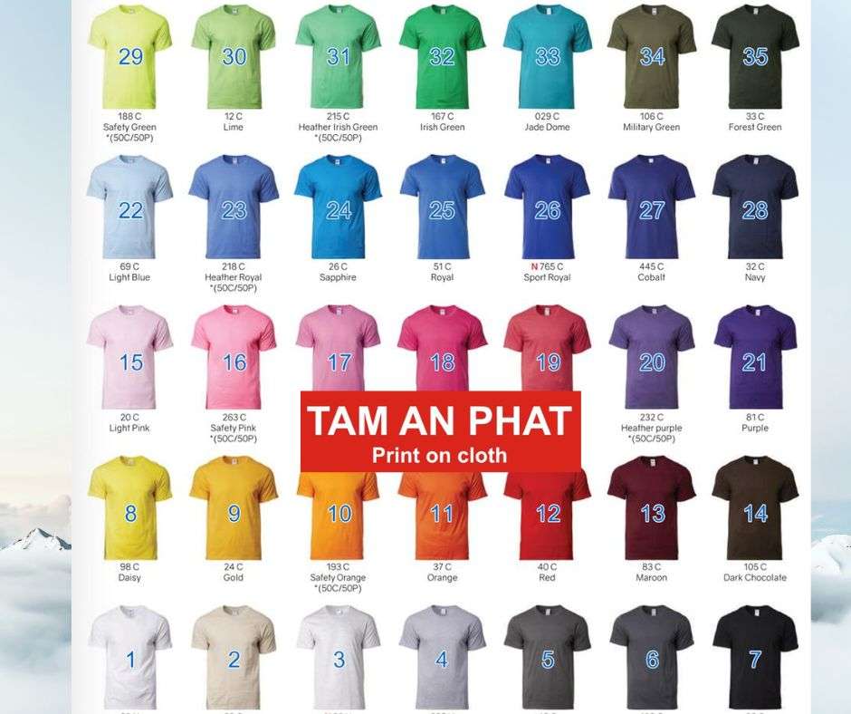 phôi áo in chuyển nhiệt