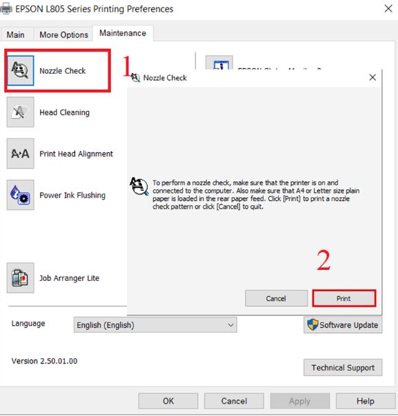 Kiểm tra kết quả sau khi vệ sinh