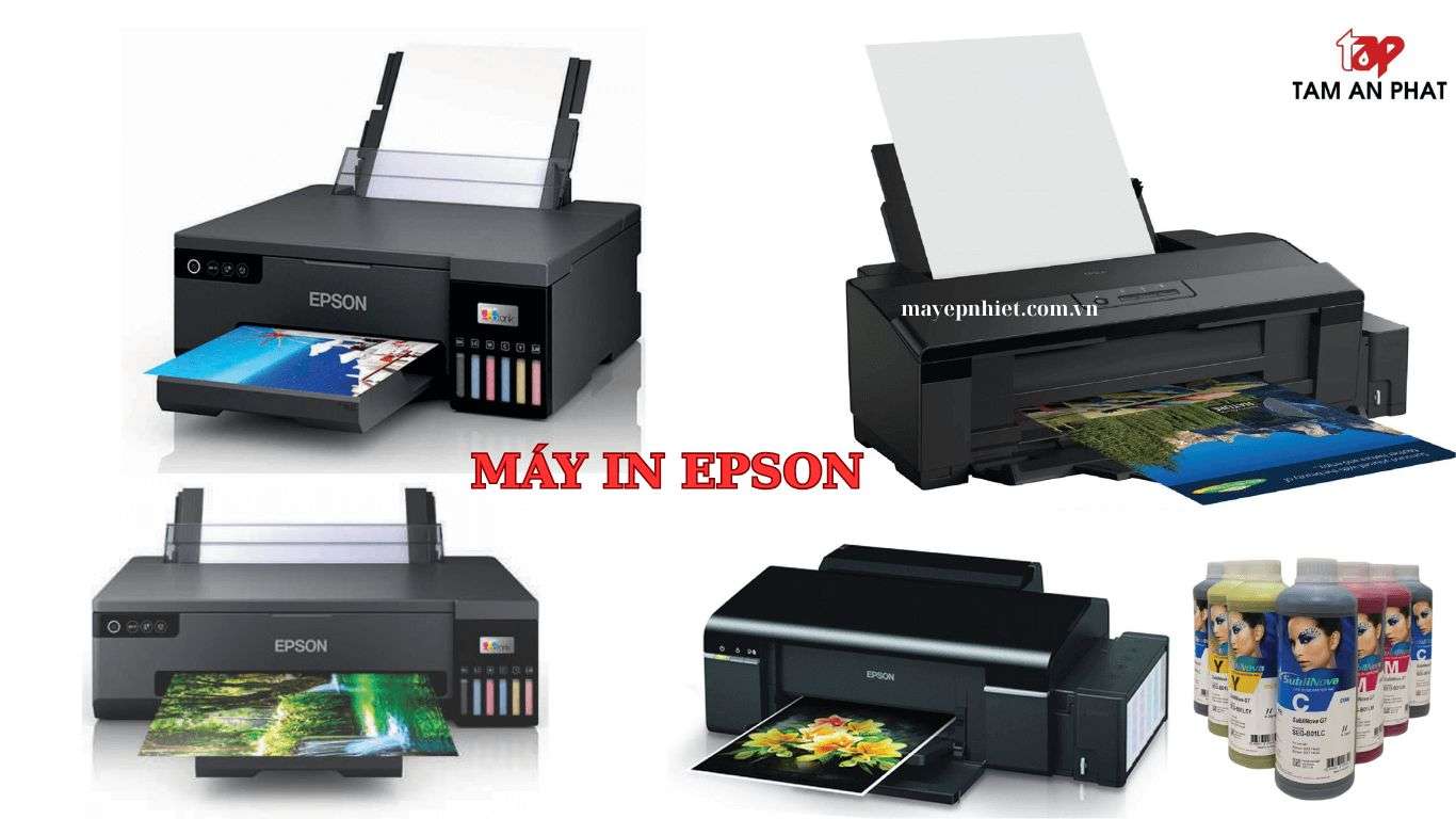 máy in Epson gắn mực in chuyển nhiệt