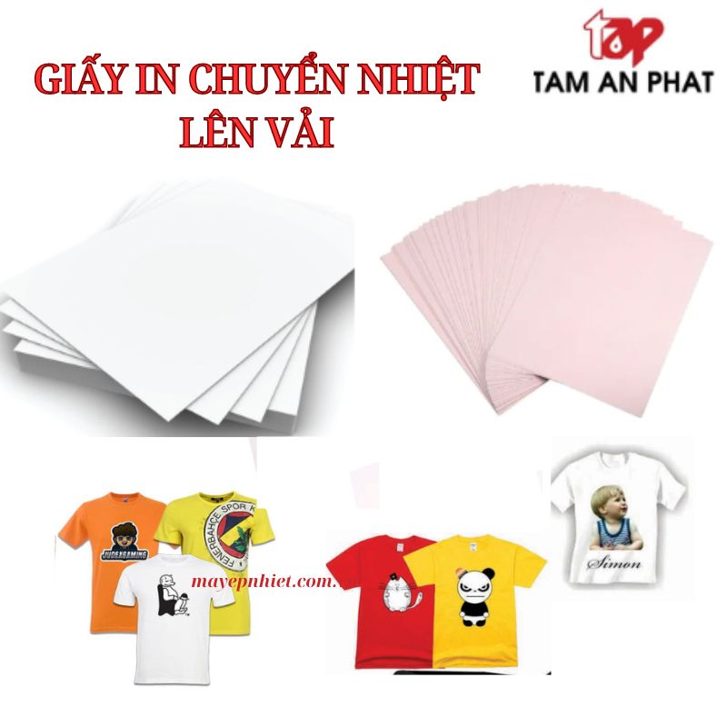 Giấy In Chuyển Nhiệt Vải Sáng Màu