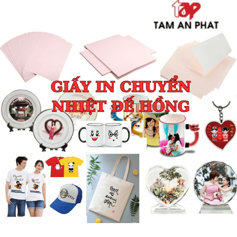 Giấy in chuyển nhiệt đế hồng A3