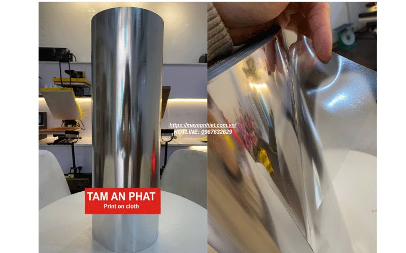 Decal tráng gương màu bạc