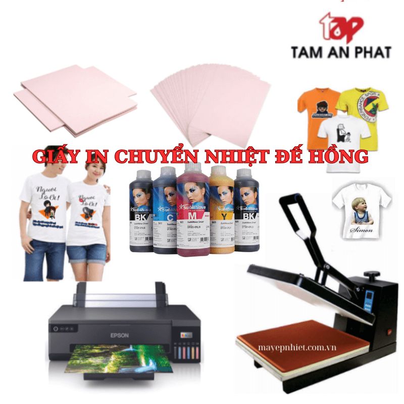 5 Mẹo In Áo Đẹp Không Lem Màu Với Giấy In Chuyển Nhiệt Đế Hồng