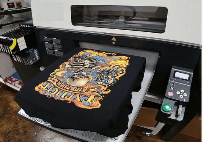 Phương pháp in DTG - In trực tiếp lên vải tối màu