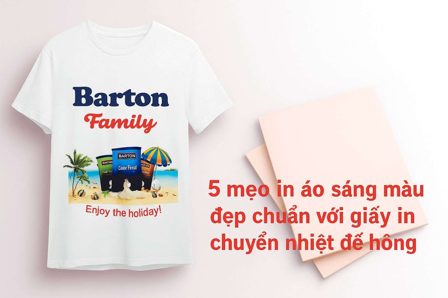 Mẹo Hay Sử Dụng Giấy In Chuyển Nhiệt Chuẩn