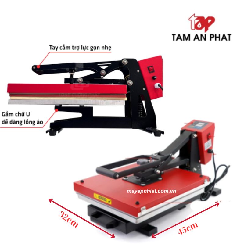 Máy Ép Nhiệt 32x45cm Chuyên Gia Ép Áo