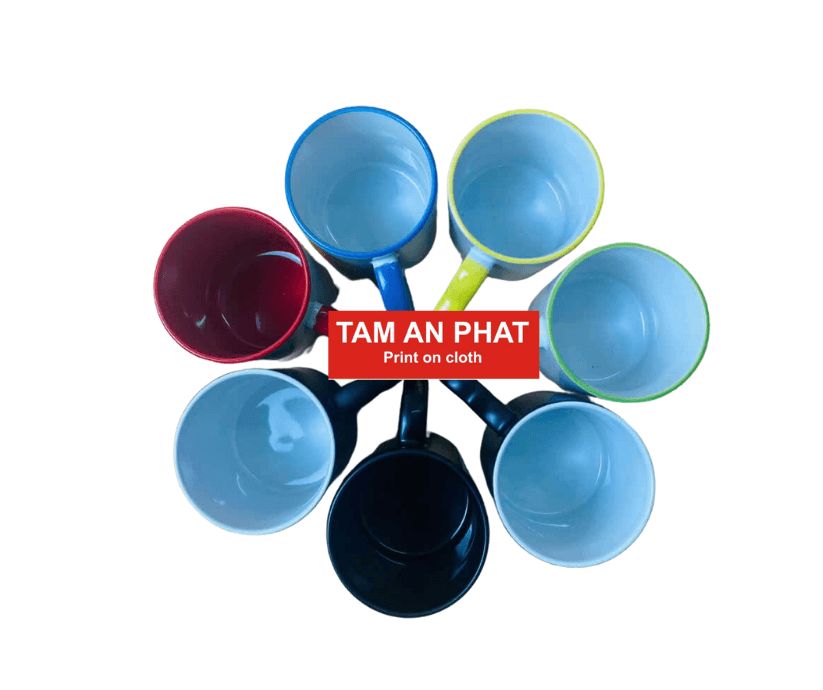 Cốc Sứ Viền Màu