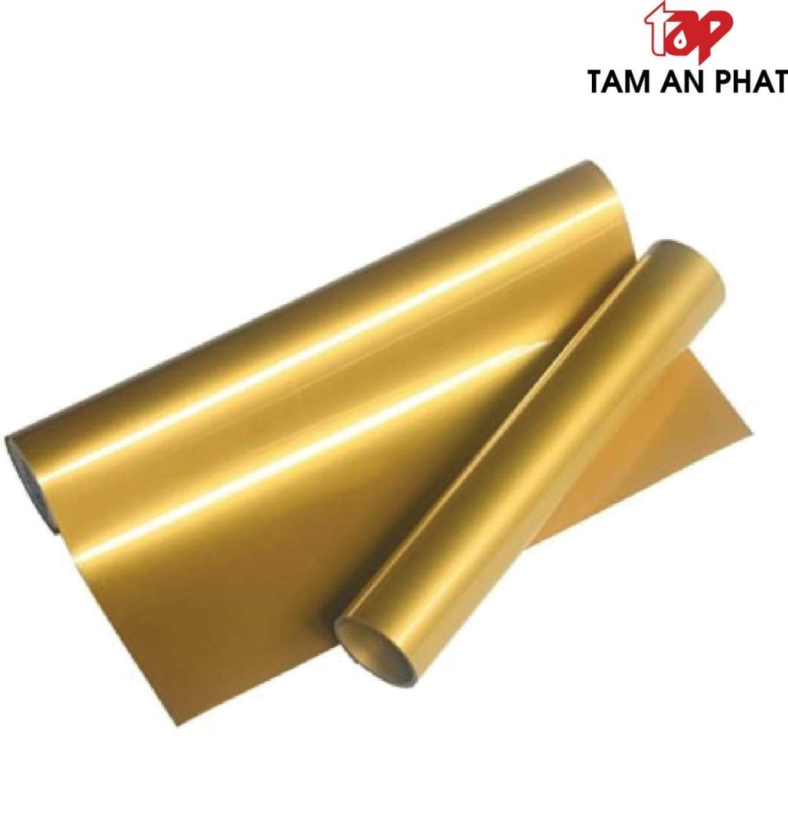 Decal kim loại vàng gold 
