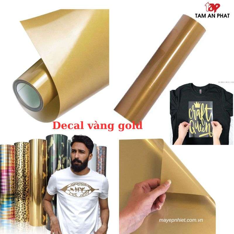 Decal vàng gold