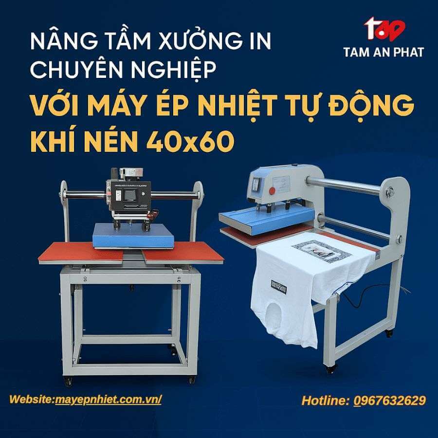 Phân biệt máy ép nhiệt thủ công và máy ép nhiệt tự động