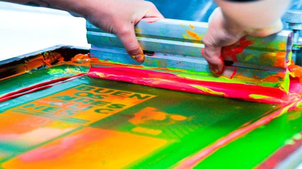 phương pháp in lụa