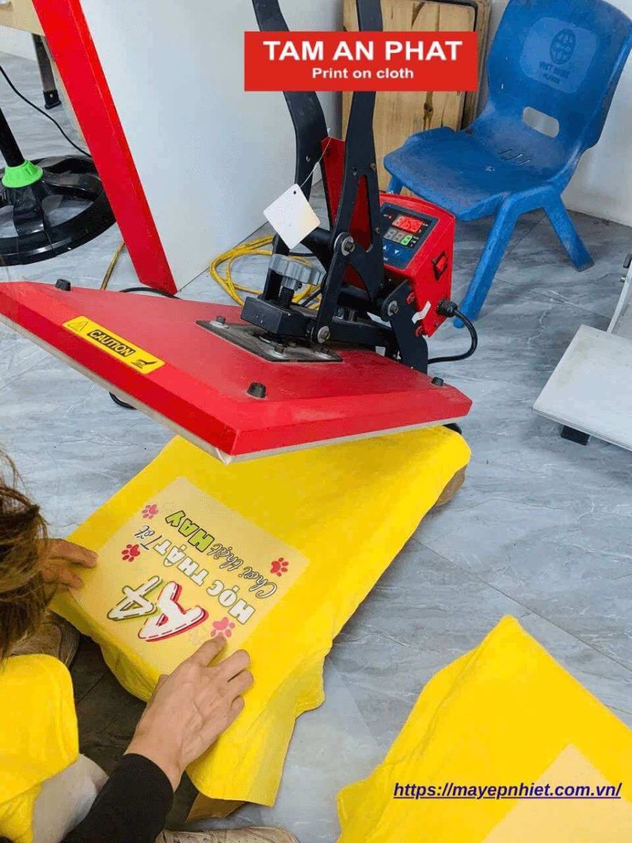 Máy ép nhiệt phẳng khổ 32x45cm