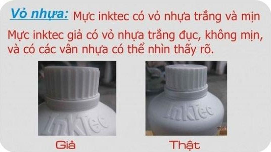 Phân biệt mực in chuyển nhiệt inktec chính hãng và hàng nhái