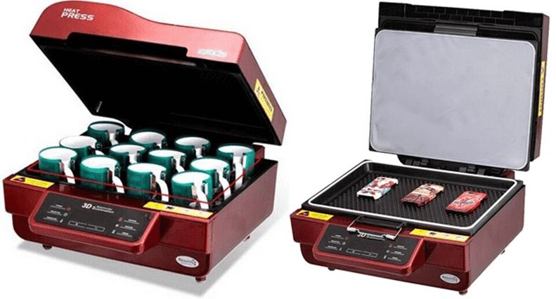 Máy ép nhiệt cốc 3d