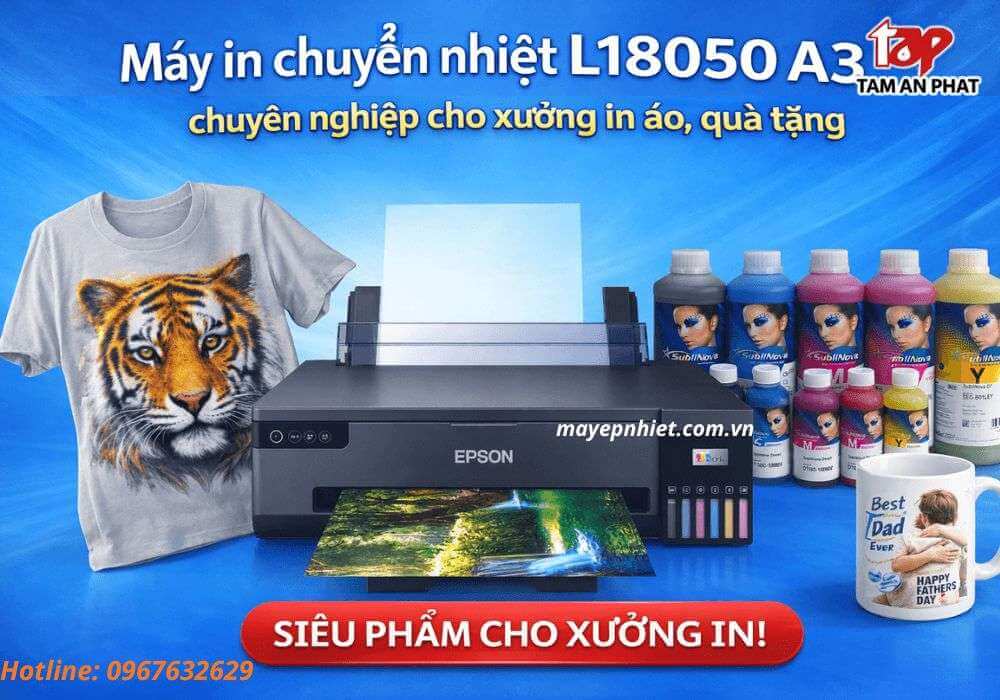 máy in chuyển nhiệt L18050 khổ A3 