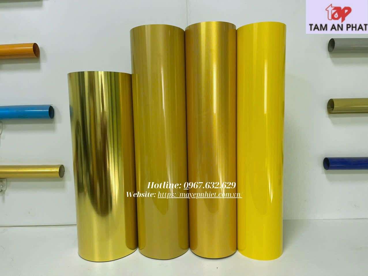 Decal chuyển nhiệt màu vàng