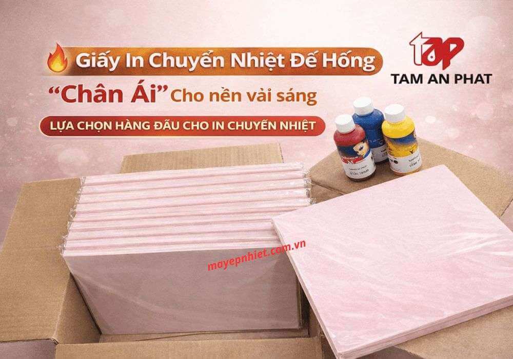 Giấy in chuyển nhiệt đế hồng