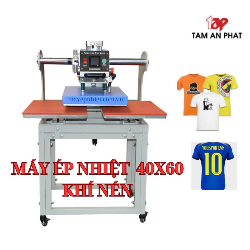 Máy ép nhiệt 40x60 2 mâm tự động