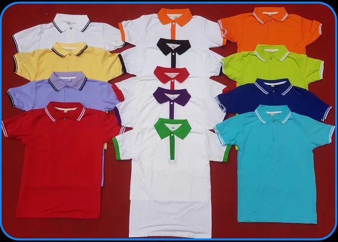 phôi áo thun cổ bẻ (áo polo)