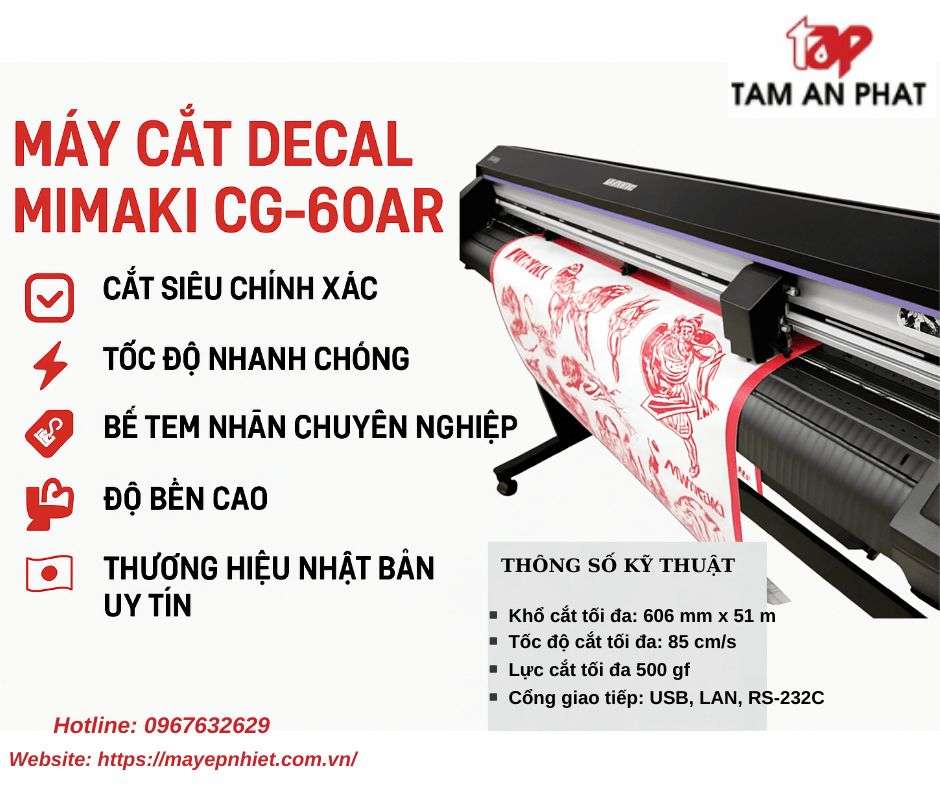 Máy Cắt Decal Mimaki CG-60AR